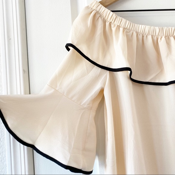 NWT MISIA peach off the shoulder blouse - Picture 4 of 7